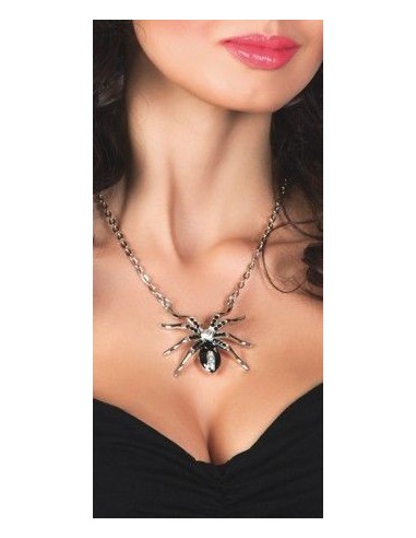Colar de aranha - de alta qualidade, ideal para carnaval, festas temáticas e eventos especiais.